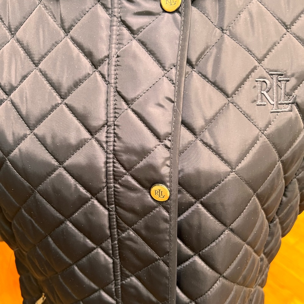 Ralph Lauren Navy Quilted Vest - Picture 3 of 6